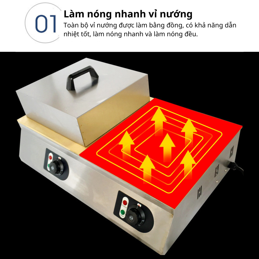 Máy làm bánh soufflé Nhật Bản/ Bánh Pancake Bồng Bềnh- Bánh kếp mềm mịn thơm ngon