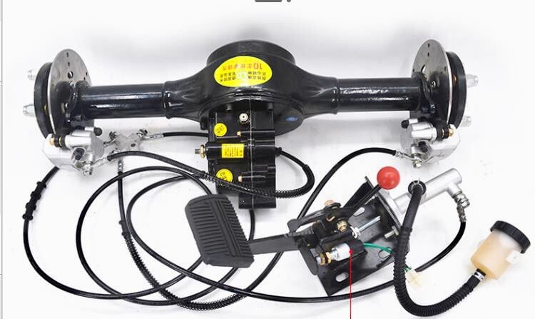 Bộ cầu xe điện phanh đĩa 2 tốc độ BV1