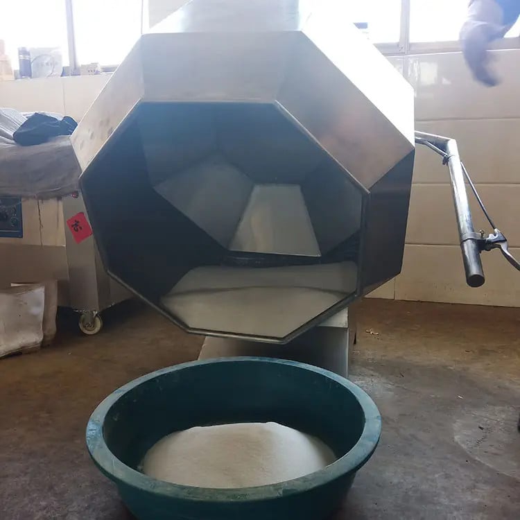 Máy trộn gia vị/ Máy trộn gia vị bim bim, bánh tráng trộn có biến tần