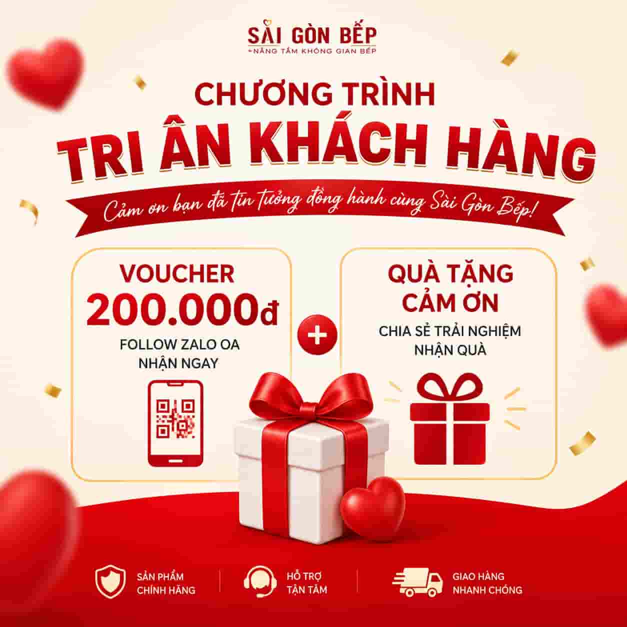 Chương trình tri ân khách hàng Sài Gòn Bếp