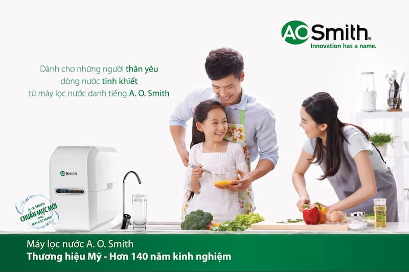 AO Smith thương hiệu với hơn 140 năm kinh nghiệm