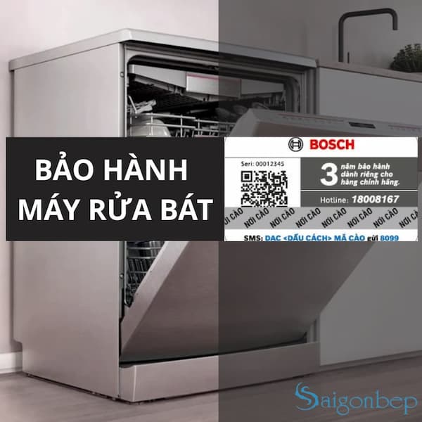 Bảo hành máy rửa bát. Tất cả thông tin cần biết