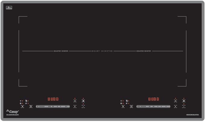 Bếp từ 2 vùng nấu Canzy CZ-ML222SG