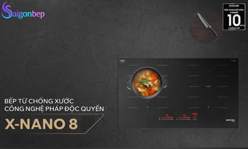 Bếp từ 2 vùng nấu Kocher X-NANO 8