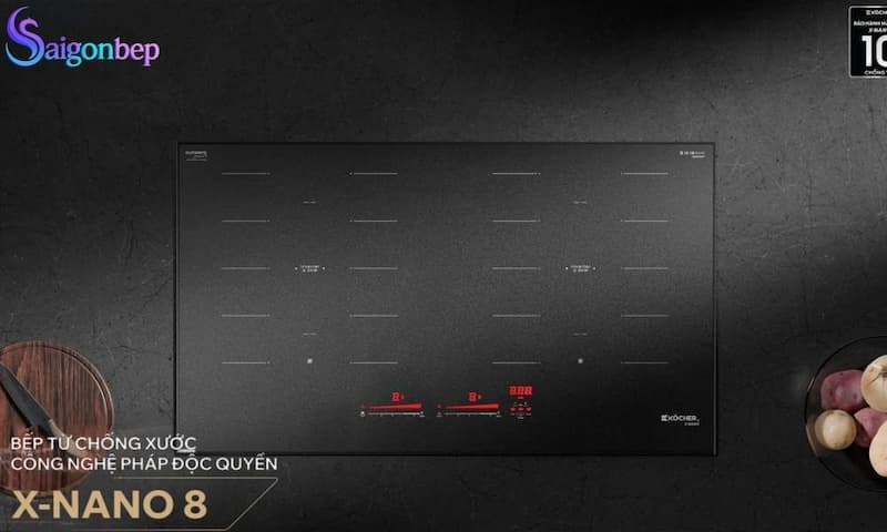 Bếp từ 2 vùng nấu Kocher X-NANO 8