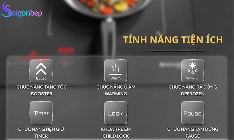 Bếp từ 2 vùng nấu Kocher X-NANO 8