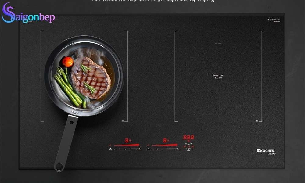Bếp từ 2 vùng nấu Kocher X-NANO 8 Plus