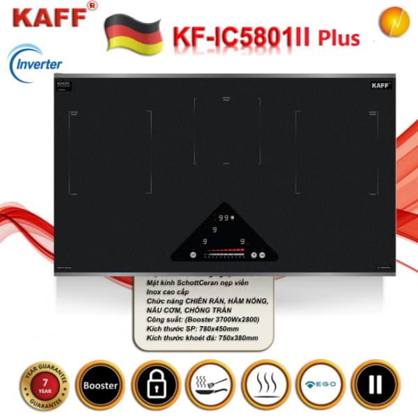 Bếp từ 3 Kaff KF-IC5801II Plus