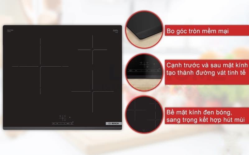 Bếp từ 3 vùng nấu Bosch PUJ63KBB5E