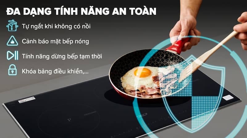 Bếp từ 3 vùng nấu Chef's EH-IH536