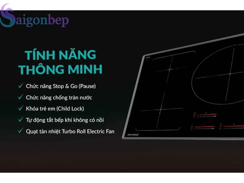 Tính năng hiện đại của bếp