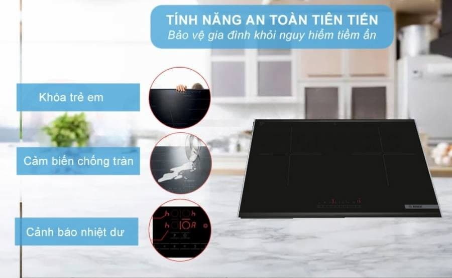 Bếp từ Bosch 2 vùng nấu PPI82566VN Serie 8