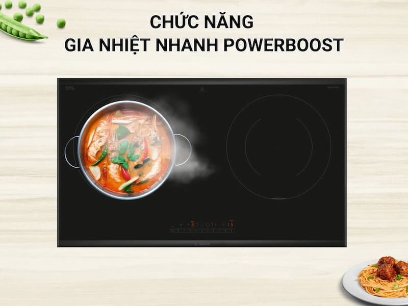 Bếp từ Bosch 2 vùng nấu PPI8256XVN Serie 8