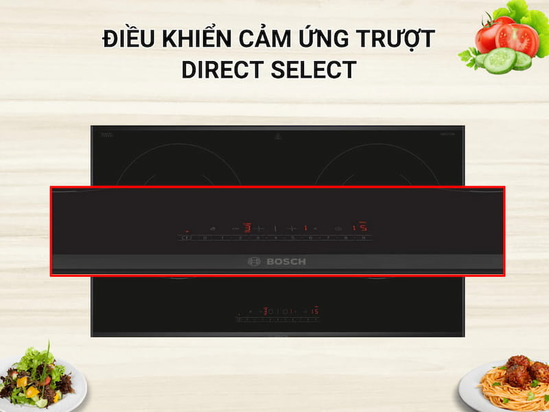 Bếp từ Bosch 2 vùng nấu PPI8256XVN Serie 8