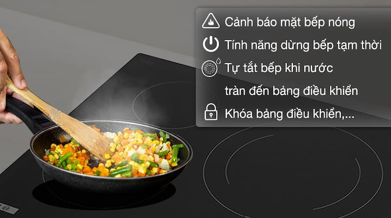 Bếp từ Bosch 3 vùng nấu PUJ61RBB5E
