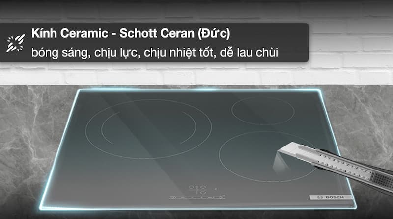Bếp từ Bosch 3 vùng nấu PUJ61RBB5E