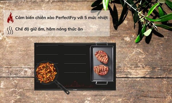 Bếp từ Bosch 5 vùng nấu PXX975DC1E