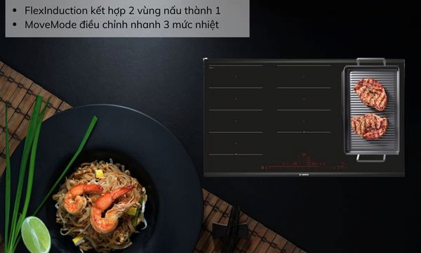 Bếp từ Bosch 5 vùng nấu PXX975DC1E