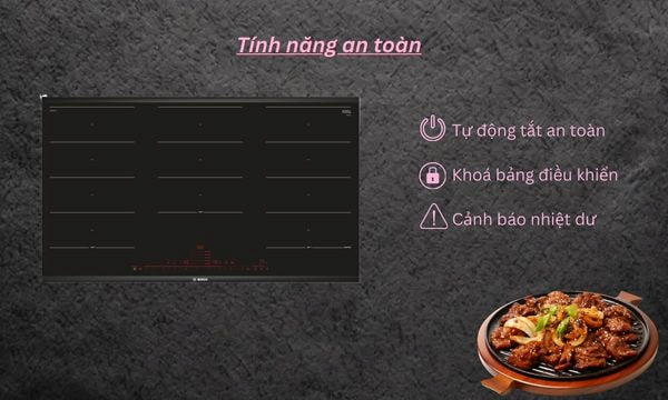 Bếp từ Bosch 5 vùng nấu PXX975DC1E