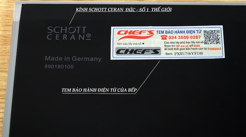 Bếp từ Chef's EH-DIH890N