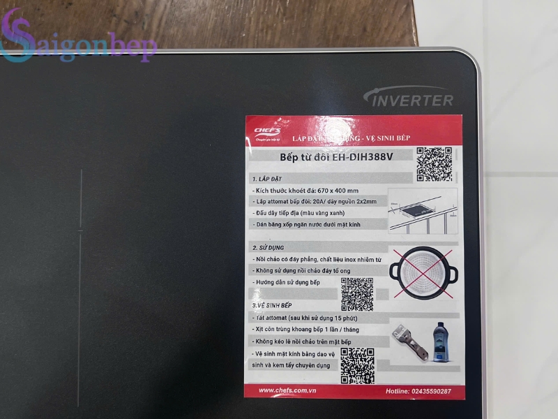 Trang bị Inverter đun liu riu tiện lợi