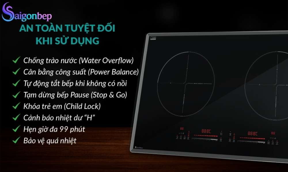 Bếp từ đôi Grand X GX IH788LUX Serial 7