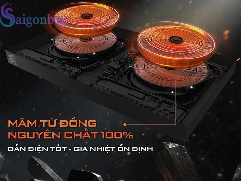 Mâm từ đồng cuốn 28 vòng