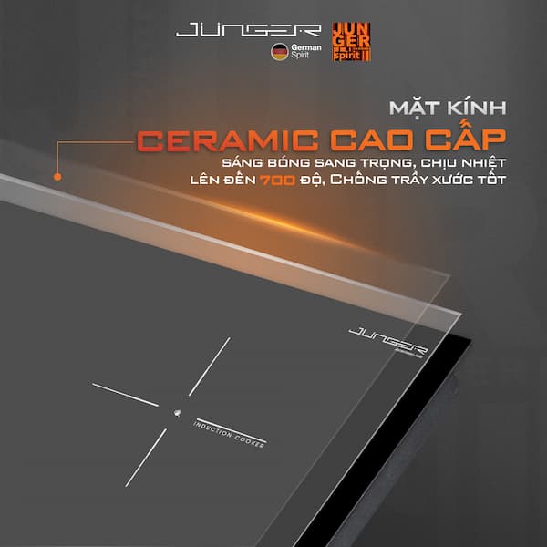 Bếp từ đôi Junger MK-22