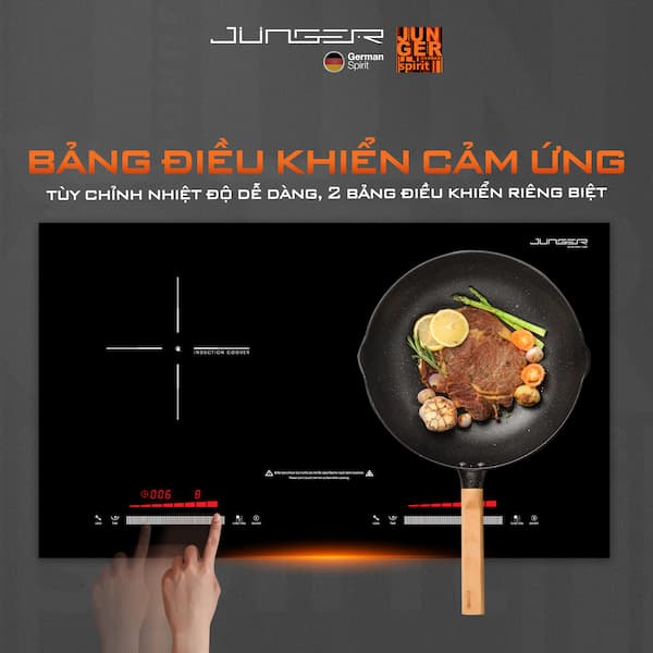 Bếp từ đôi Junger NKD22+