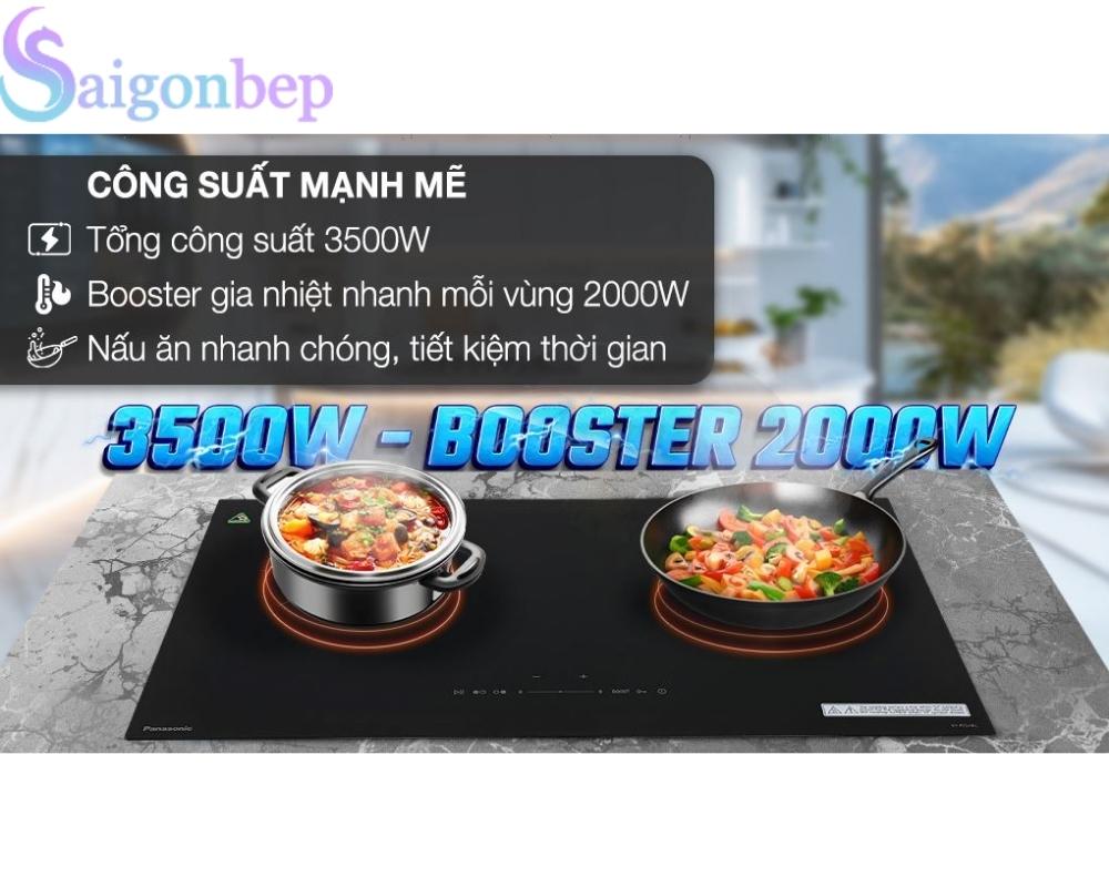 Công suất lớn giúp nấu những món ăn nhanh chóng