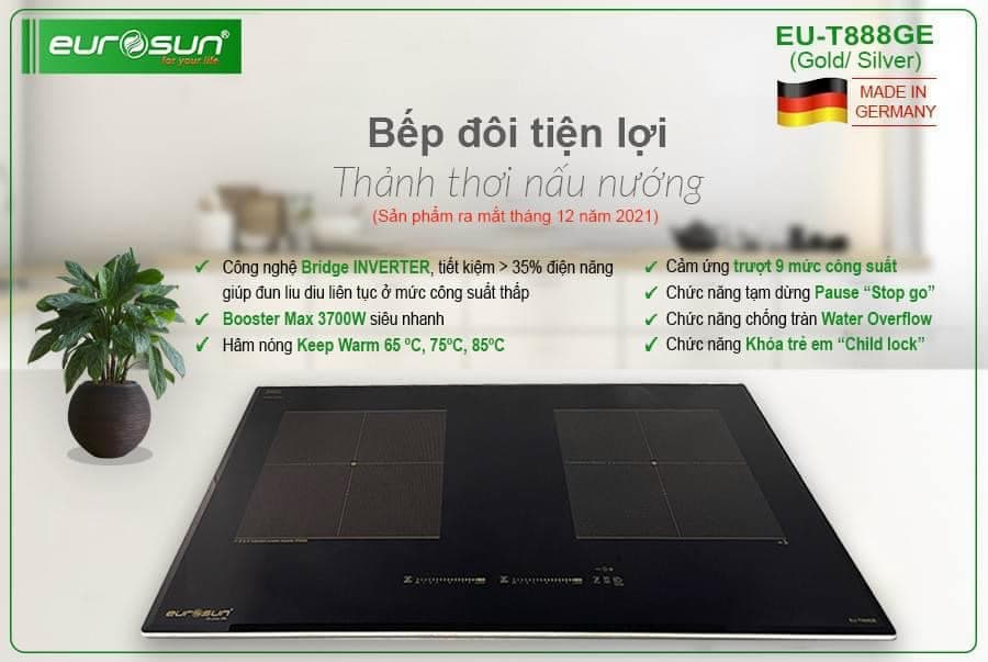 Bếp từ Eurosun EU-T888GE/SILVER