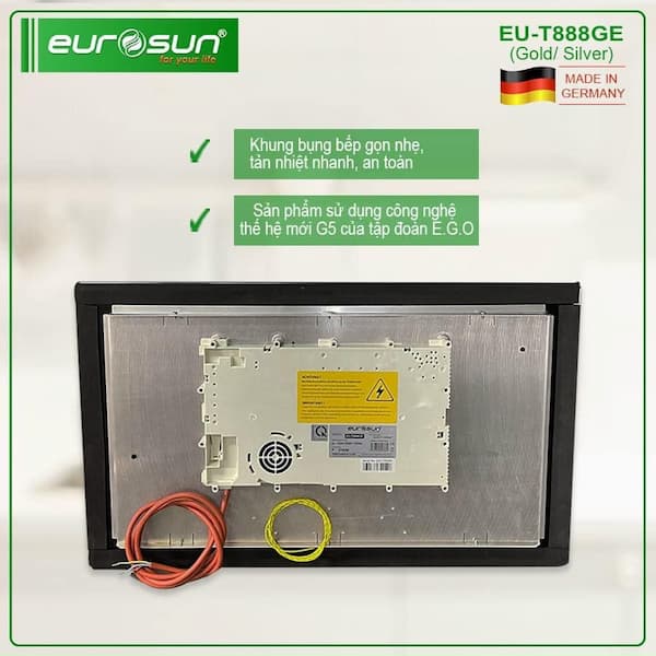 Bếp từ Eurosun EU-T888GE/SILVER
