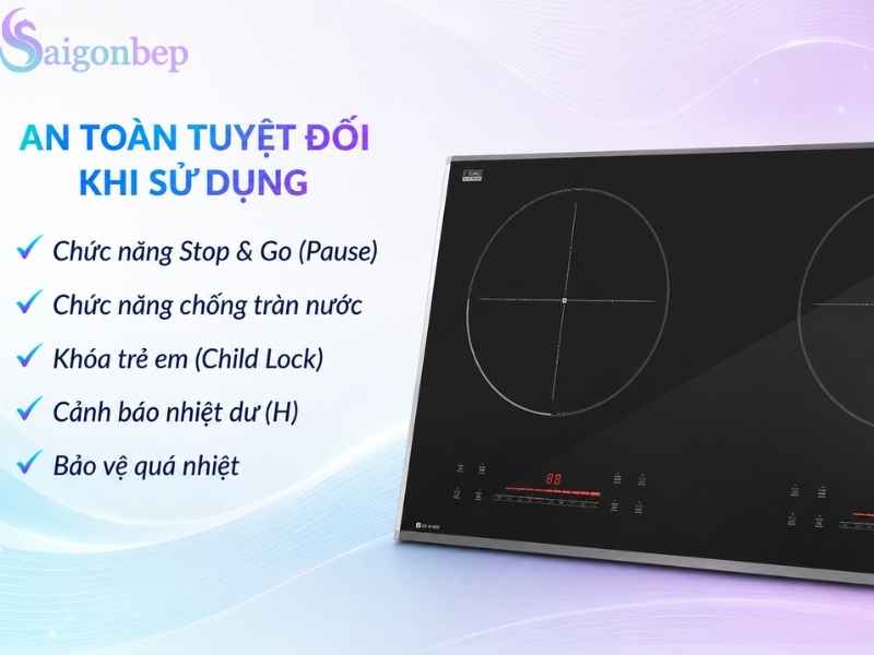 Hệ thống an toàn đỉnh cao cho người dùng