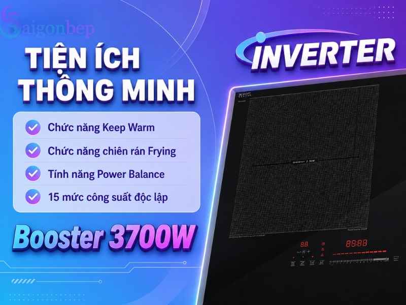 Tính năng hiện đại hỗ trợ người dùng