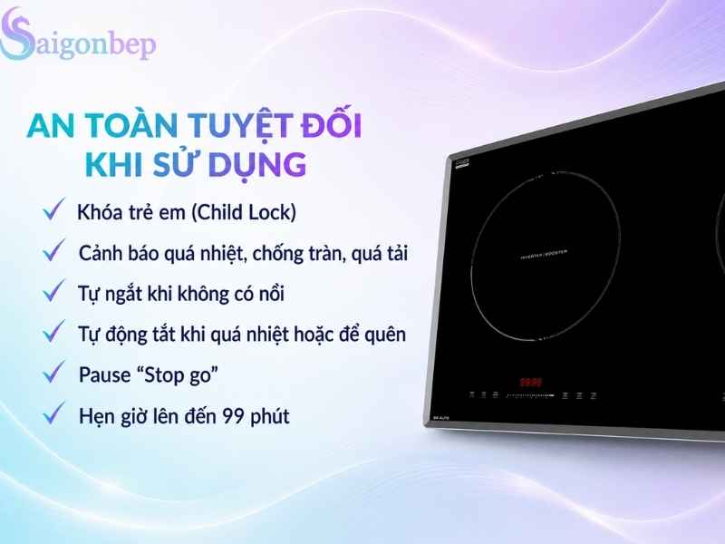 Bảo vệ an toàn tối đa cho người dùng