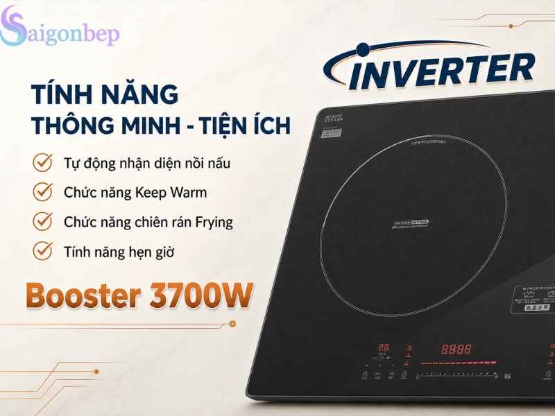 Tính năng tiện ích hỗ trợ người nội trợ trong lúc vào bếp