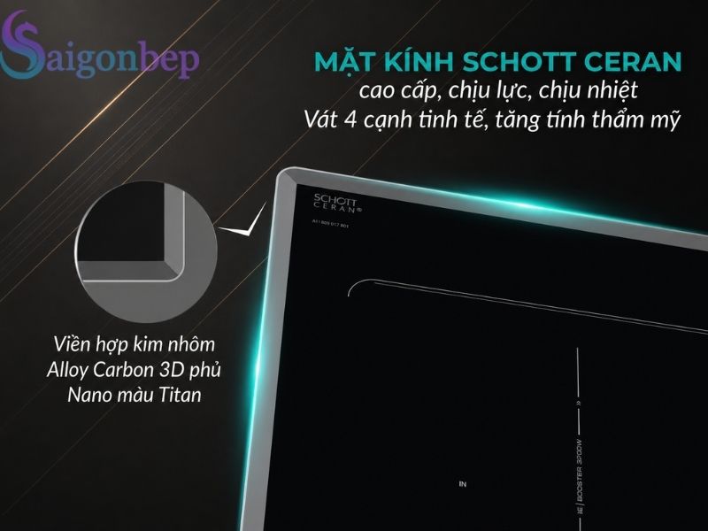 Thiết kế màu đen hiện đại sang trọng