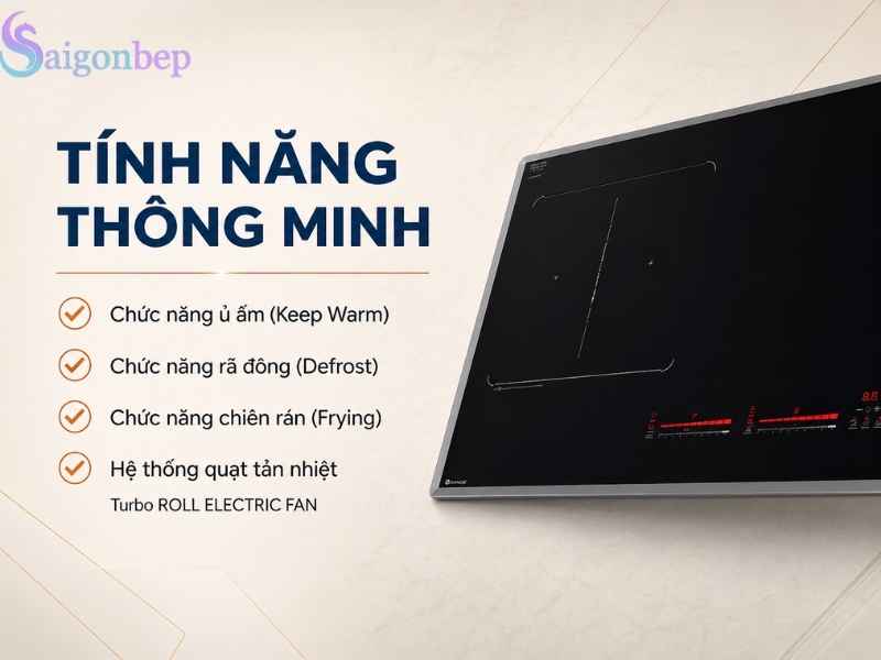 Hỗ trợ người dùng tối đa trong lúc nấu ăn
