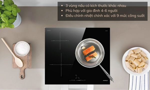 Bếp từ Hafele 3 vùng nấu HC-I603B 536.61.791