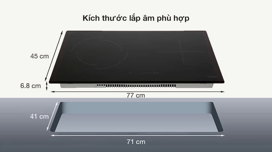 Bếp điện từ 2 vùng nấu Hafele HC-M772D 536.61.695