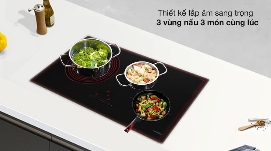 Bếp điện từ 3 vùng nấu Hafele HC-M773D 536.61.705