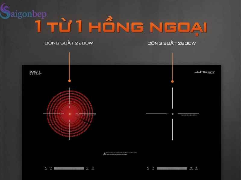 Bếp từ hồng ngoại Junger SIS-68