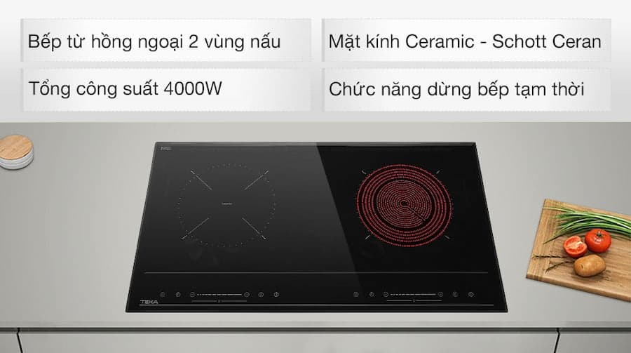 Bếp từ hồng ngoại TEKA HIC 7322 S