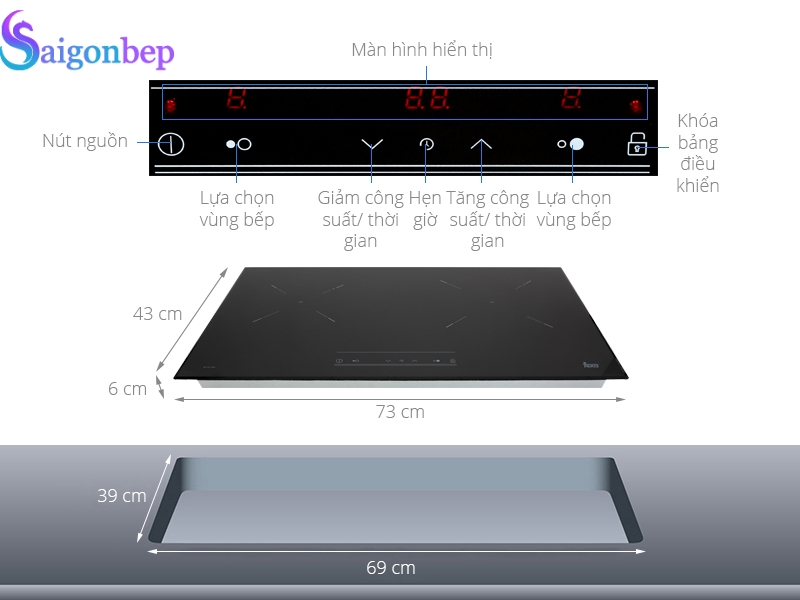 Tính năng của bếp từ Teka IR 721 SR