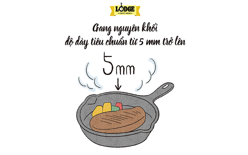 Bí mật của món ăn tươi ngon từ nồi chảo gang Lodge