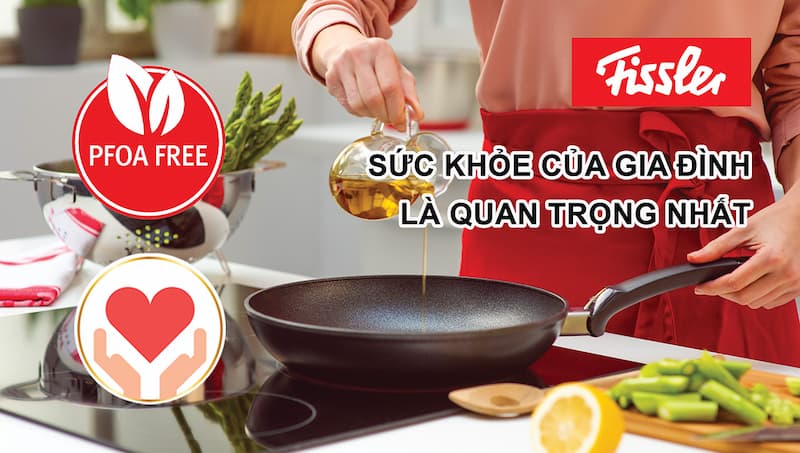 Chảo Fissler Adamant Comfort 24cm, 26cm, 28cm