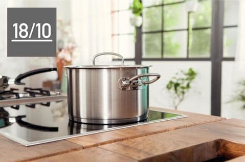Bộ nồi 5 món Fissler Original Pro nắp kính Original kèm chảo 2 quai