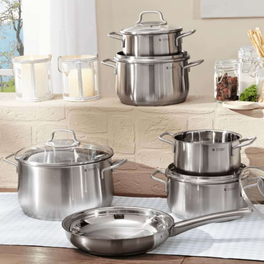 Bộ nồi chảo 6 món WMF Brilliant cao cấp 0739166030