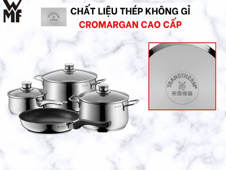 Bộ nồi từ 4 món WMF Diadem Plus 0730276040