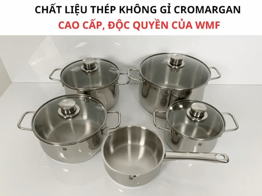 Bộ nồi từ 5 món WMF Diadem Plus 0730356040